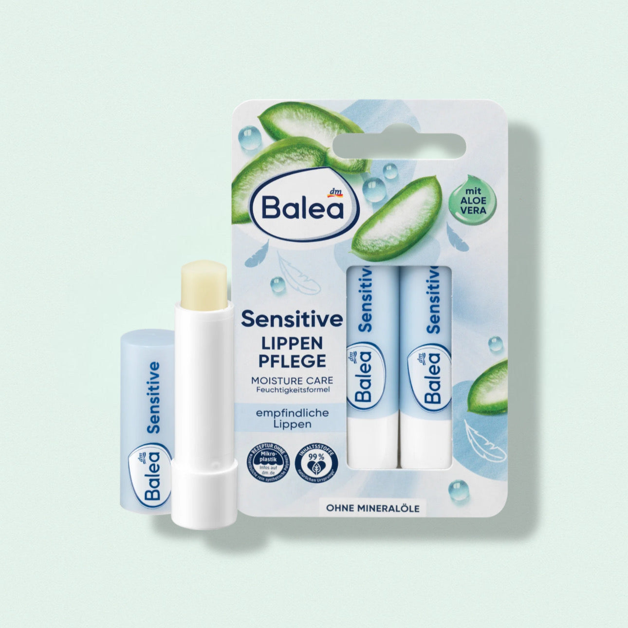Balea Lip Care Sensitive, 9,6 g