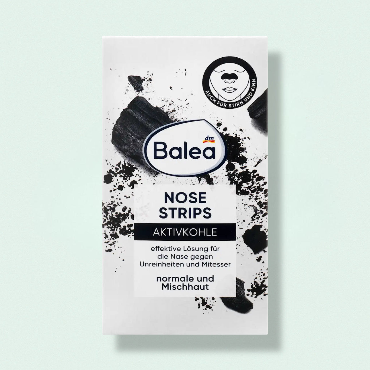 Balea Nose Strips with Activated Charcoal, 3 pcs