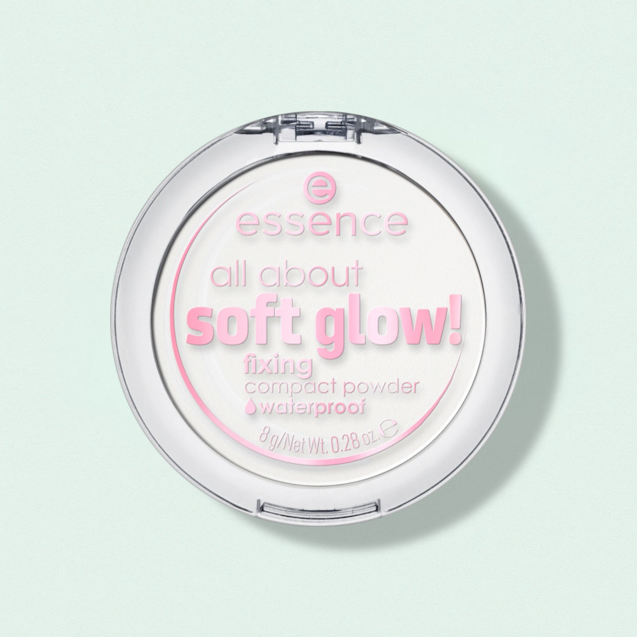 Essence Compact Powder All About Soft Glow! Fixing Waterproof, 8 g