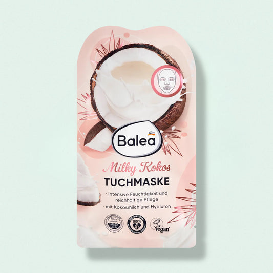 Balea Sheet Mask Milky Coconut, 1 pc