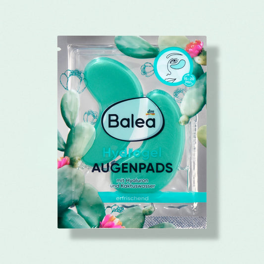 Balea Hydrogel Eye Pads Cactus Water (1 Pair), 2 pcs